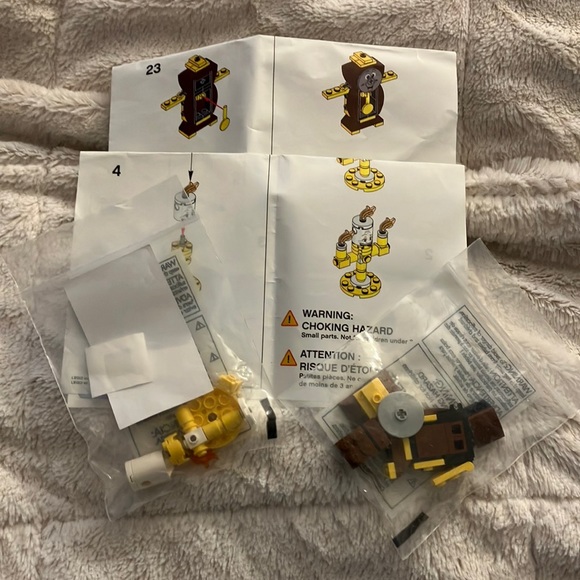 Lego Toys Beauty And The Beast Lego Sets Cogsworth Lumiere Poshmark
